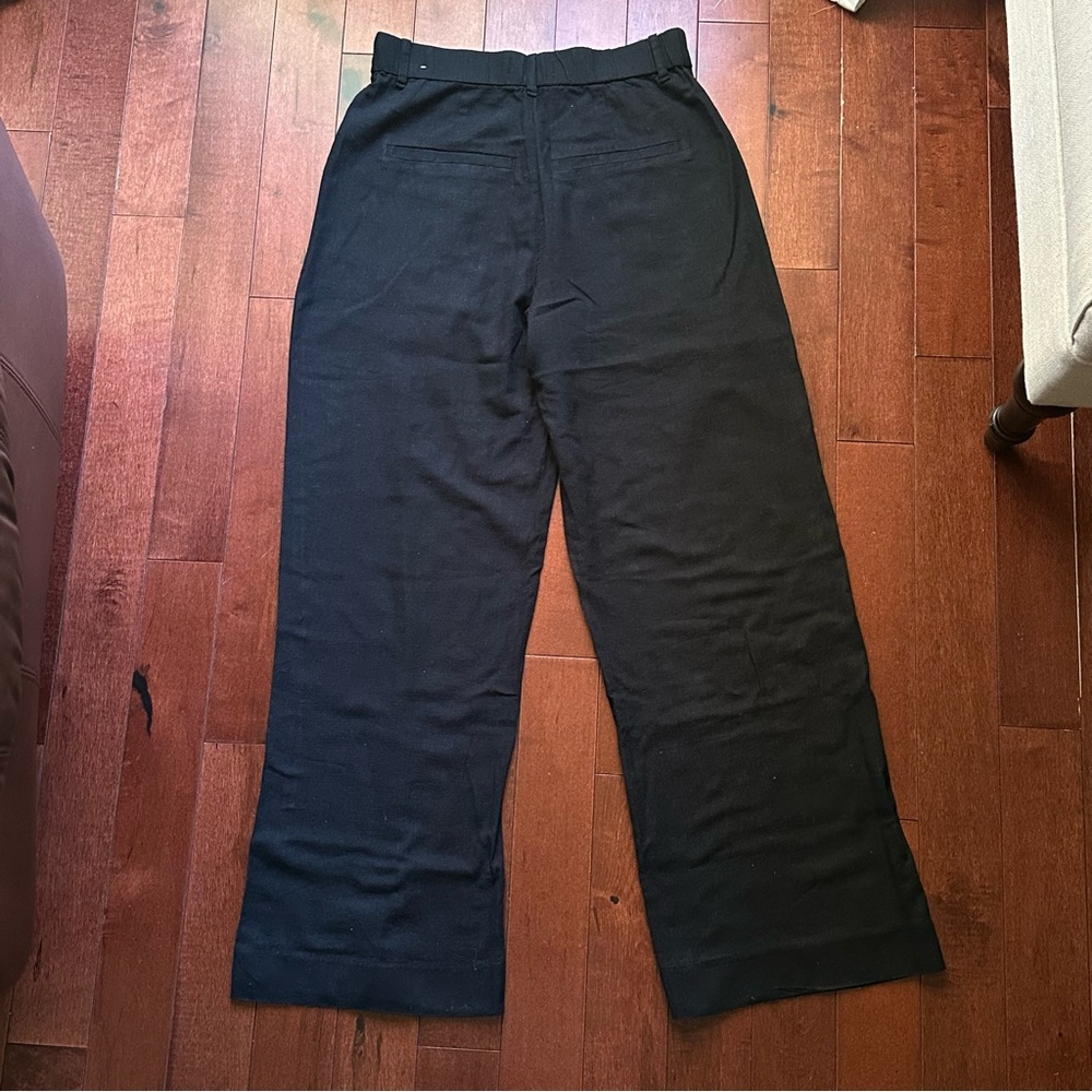 Abercrombie & Fitch Black Linen Trousers - Picture 8 of 11